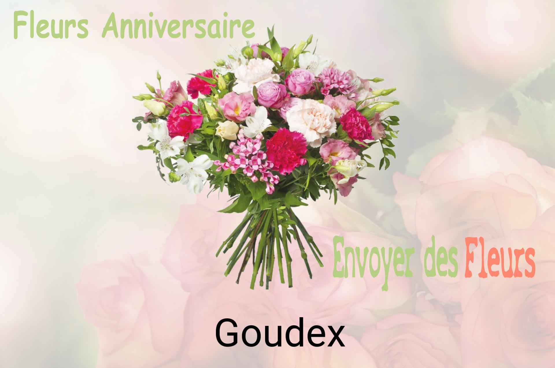 Bouquet de fleurs d’anniversaire livré à Goudex